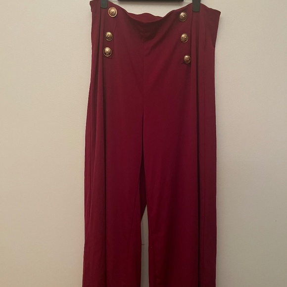 H&M Sailor style flowy pants - Picture 1 of 5